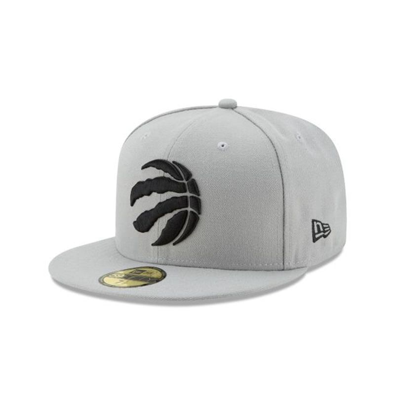 NBA Toronto Raptors Team Color 59Fifty Fitted (EYF0884) - Grey New Era Caps